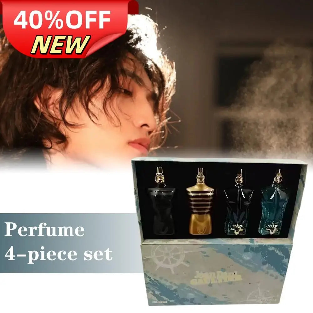 4pcs Set New Gaultier Les Males Le Beau Perfume Set 향수 Le Beau Paradise Garden Eau De Parfum Eau De Toilette Spray For Men