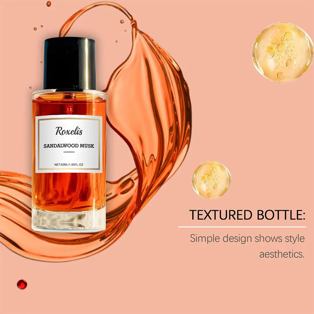 Brand New Long Lasting Sandalwood Perfume Spray Fresh Natural Woody Fragrance Portable Unisex Dating Perfume Deodorant 50ml