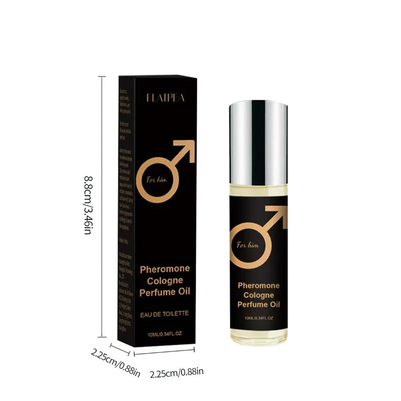 10ML Men Perfume Fragrance Pheromone Eau De Parfum Flirting Fougere Scent Charming Lasting Air Refreshing Party Dating Perfume