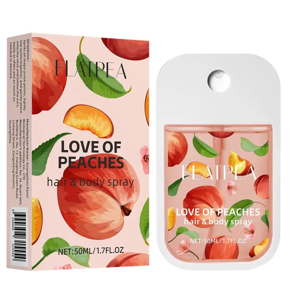 New Portable Pocket Card Perfume Honey Peach Flavor Hair Body Perfume Spray Long Lasting Perfumes For Women Men Easy To Carry