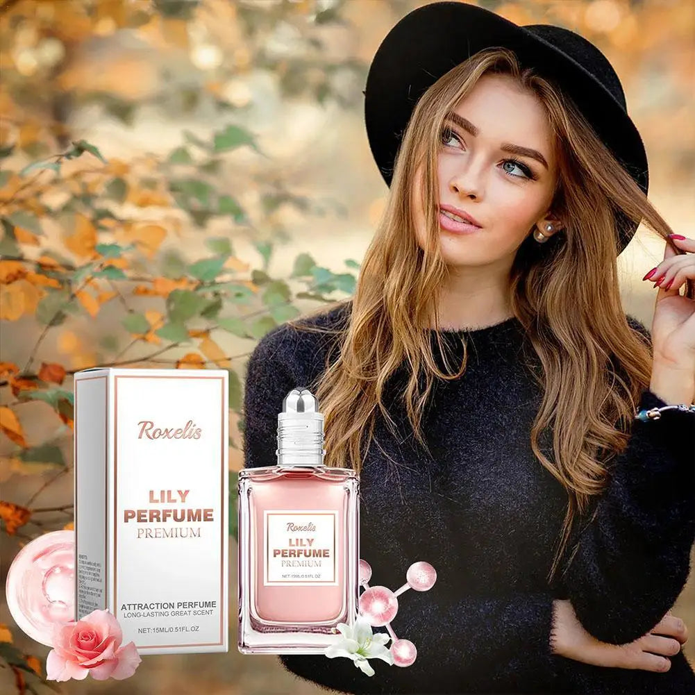 15ML Floral Scent Long  Lasting Fragrance Dating Flirt Daily Dating Balminess Attract Men Women Pheromone Perfume
