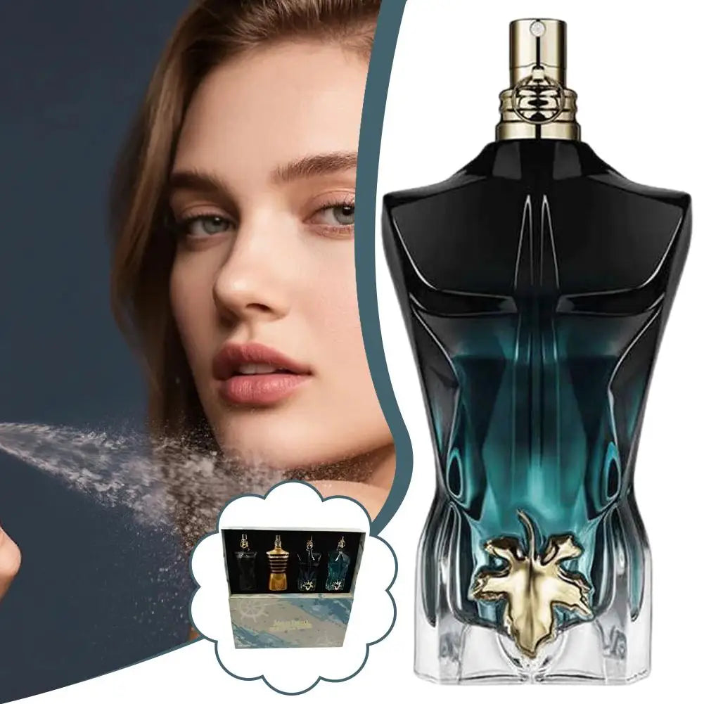 4pcs Set New Gaultier Les Males Le Beau Perfume Set 향수 Le Beau Paradise Garden Eau De Parfum Eau De Toilette Spray For Men
