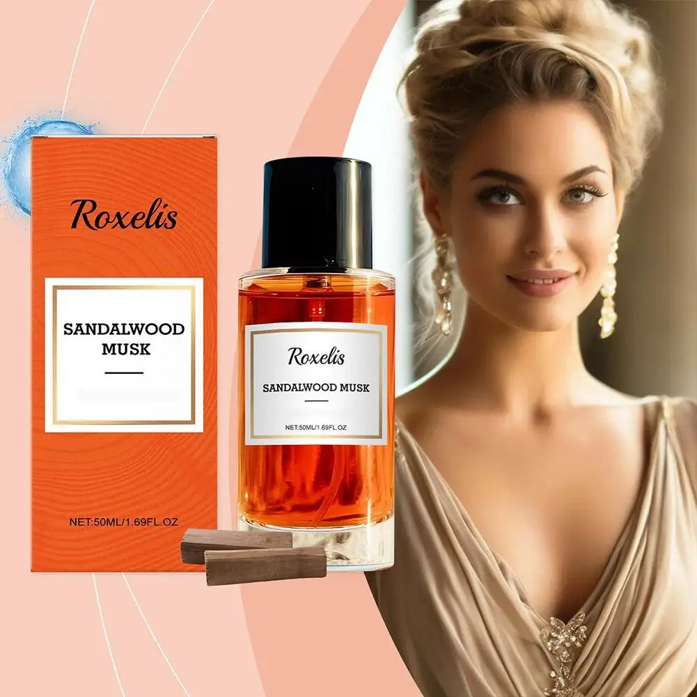 Brand New Long Lasting Sandalwood Perfume Spray Fresh Natural Woody Fragrance Portable Unisex Dating Perfume Deodorant 50ml