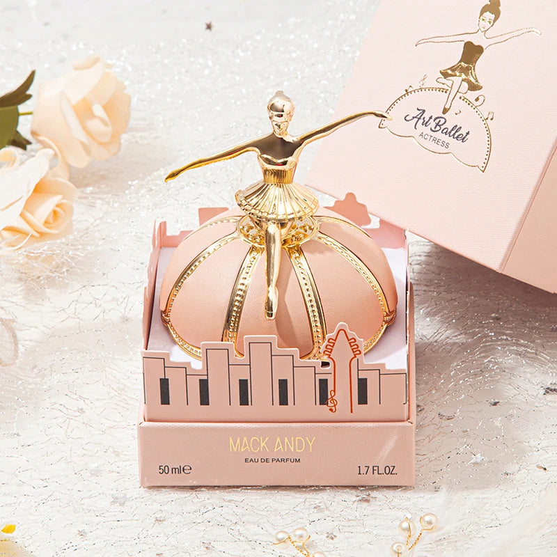 50ML 1.7FL.OZ Ballet Dancer Perfume, Original Gift Set Women's EDP Spray, Fresh Fruity/Woody Floral Notes Ideal Holiday Gifts
