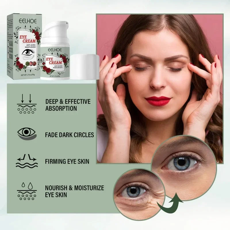 Anti aging eye cream firming anti-wrinkle lighten fine lines remove eye bags dark circles Puffiness Moisturizing eyes care