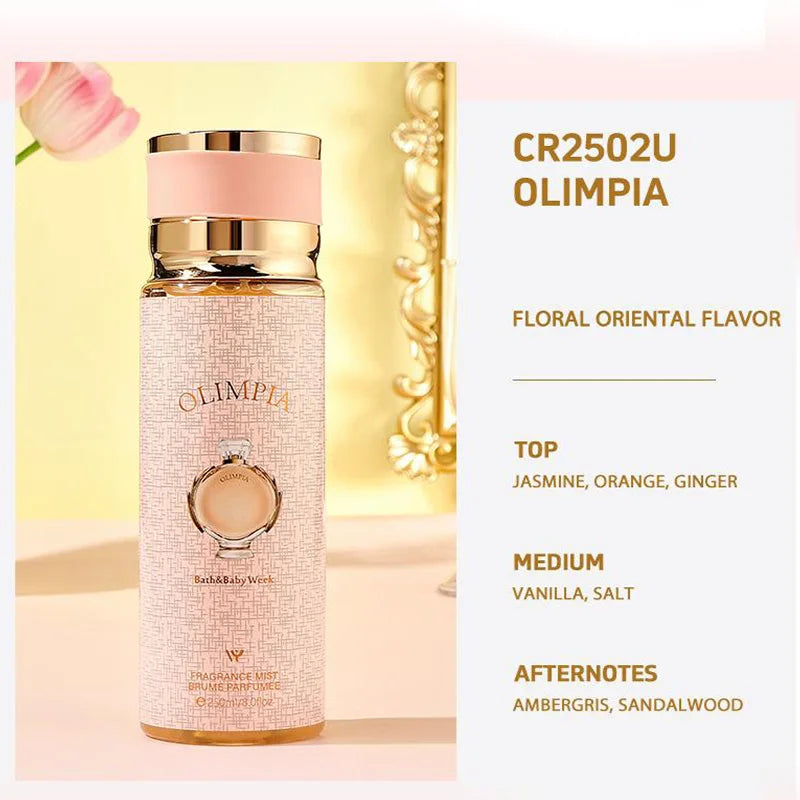 250ml Long-lasting Perfume Body Spray Fresh Floral Fruity Scent Middle Eastern Brand Billion Musk Pheromone Charm Eau De Parfum