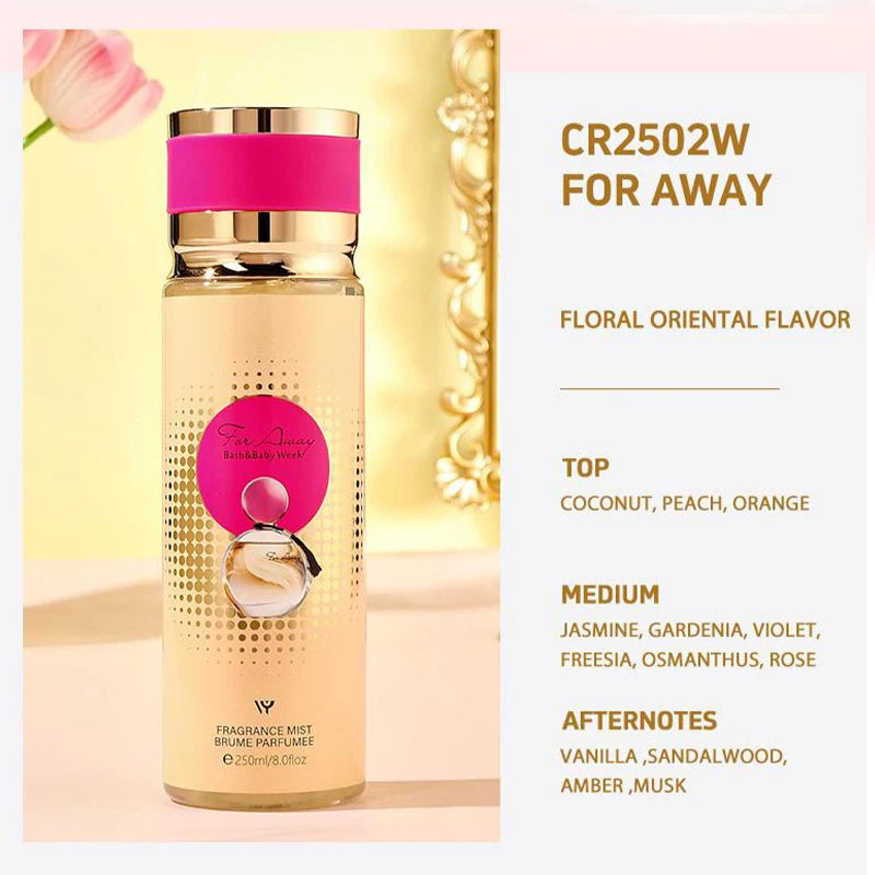 250ml Long-lasting Perfume Body Spray Fresh Floral Fruity Scent Middle Eastern Brand Billion Musk Pheromone Charm Eau De Parfum
