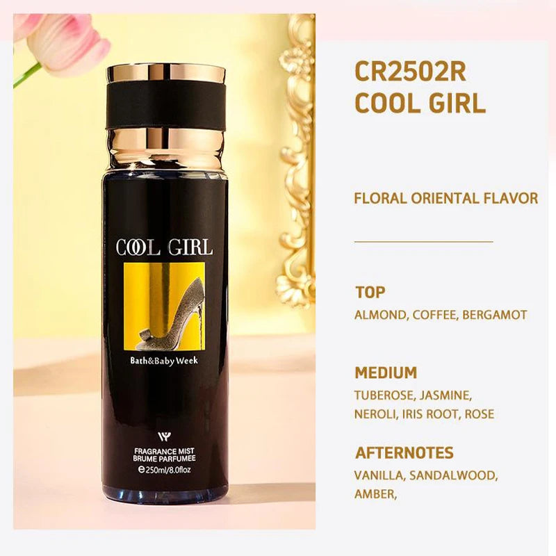 250ml Long-lasting Perfume Body Spray Fresh Floral Fruity Scent Middle Eastern Brand Billion Musk Pheromone Charm Eau De Parfum