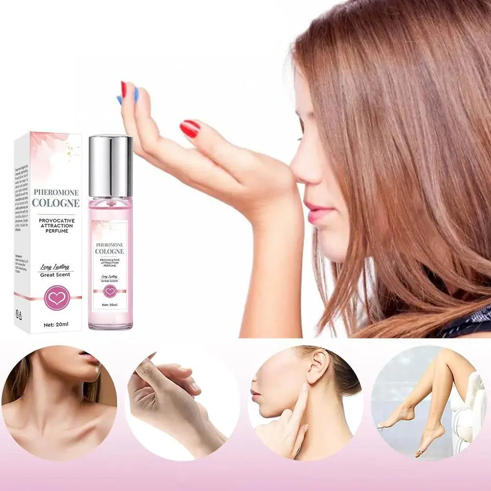Long Lasting Charming Pheromone Women's Perfume Deodorant Body Spray Flirting Encourage Dating Fresh Fragrant Perfume 20ml