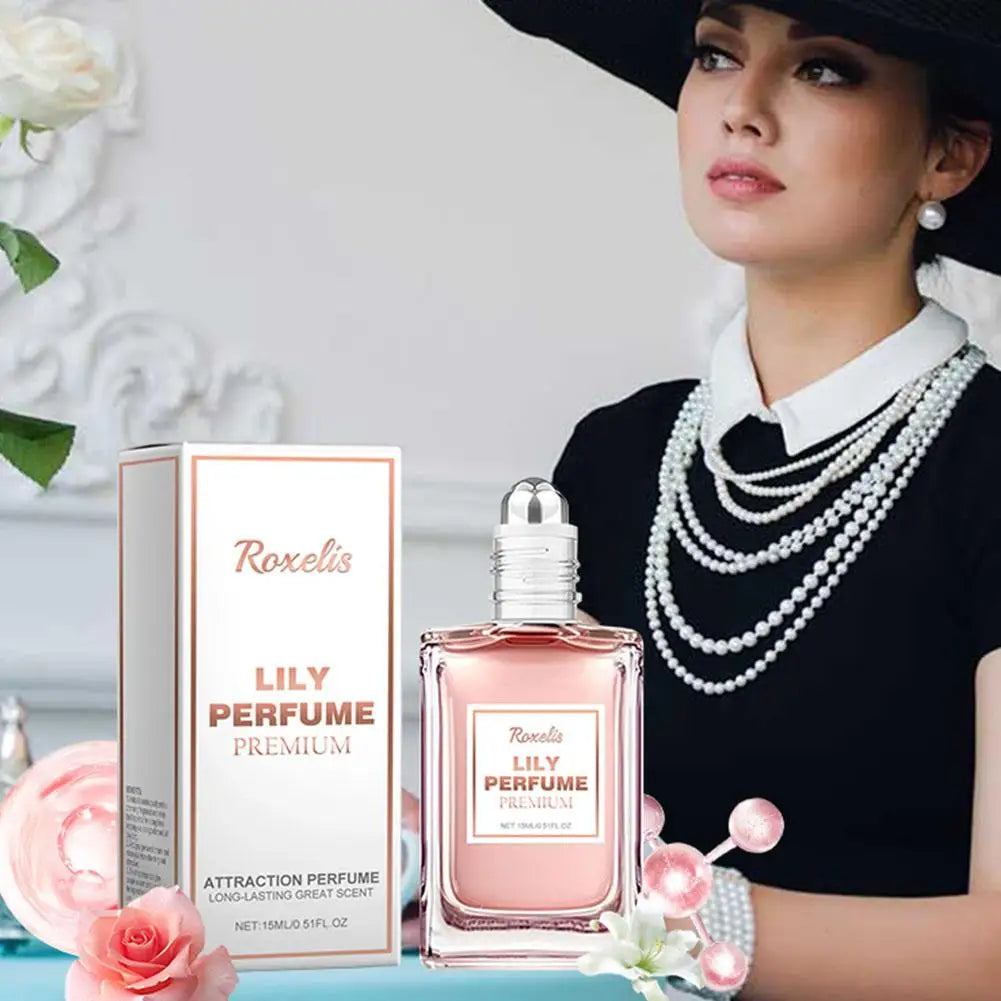 15ML Floral Scent Long  Lasting Fragrance Dating Flirt Daily Dating Balminess Attract Men Women Pheromone Perfume