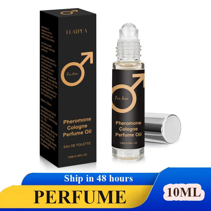 10ML Men Perfume Fragrance Pheromone Eau De Parfum Flirting Fougere Scent Charming Lasting Air Refreshing Party Dating Perfume