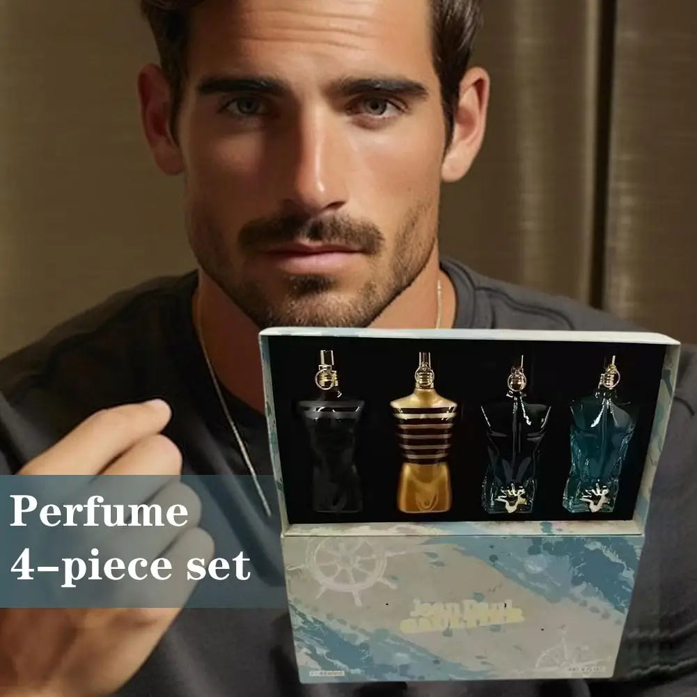 4pcs Set New Gaultier Les Males Le Beau Perfume Set 향수 Le Beau Paradise Garden Eau De Parfum Eau De Toilette Spray For Men